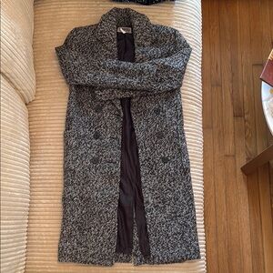 Gray Double-Breasted Coat